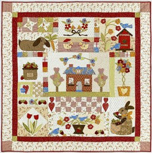 Strawberry Hill Quilt Pattern by Bunny Hill Designs