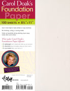 Foundation Paper by Carol Doak - 100 Pack