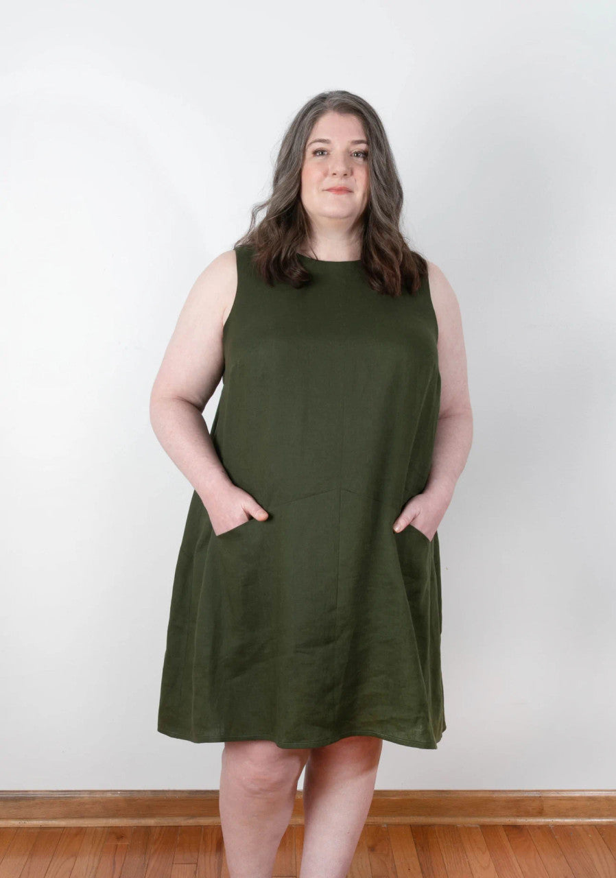 Farrow Dress 14-30 by Grainline Studio_sample