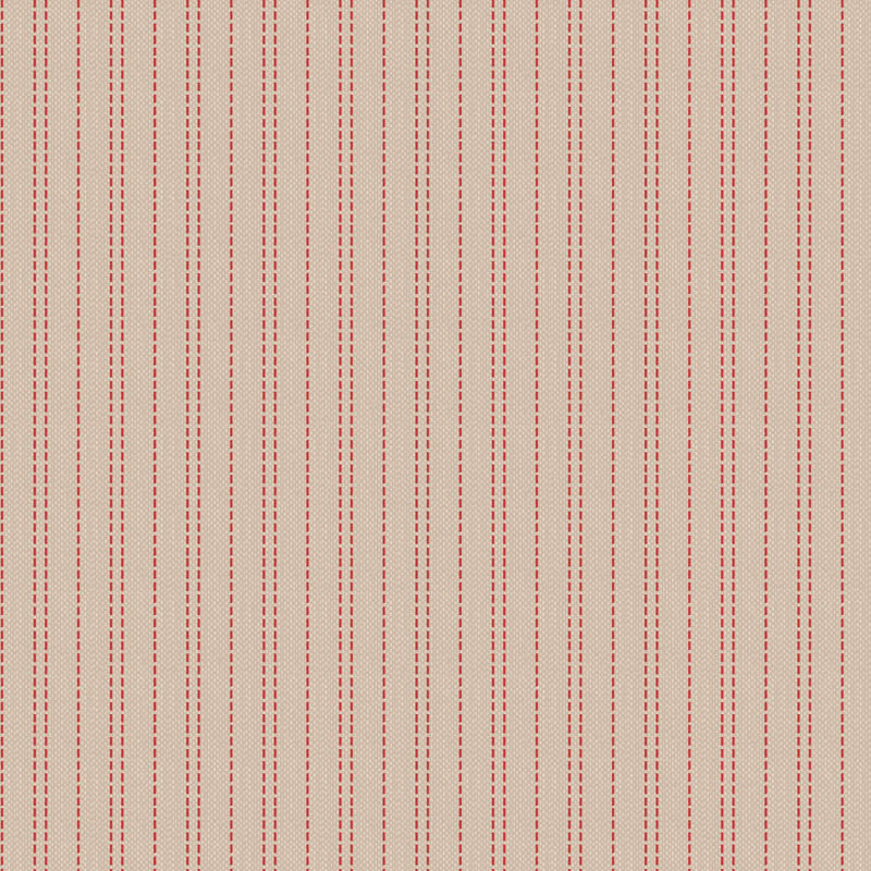 Tilda Wovens - Seamstripe Red