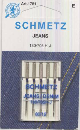 Schmetz Denim/Jeans Machine Needle - 130/705H-J Size 12/80