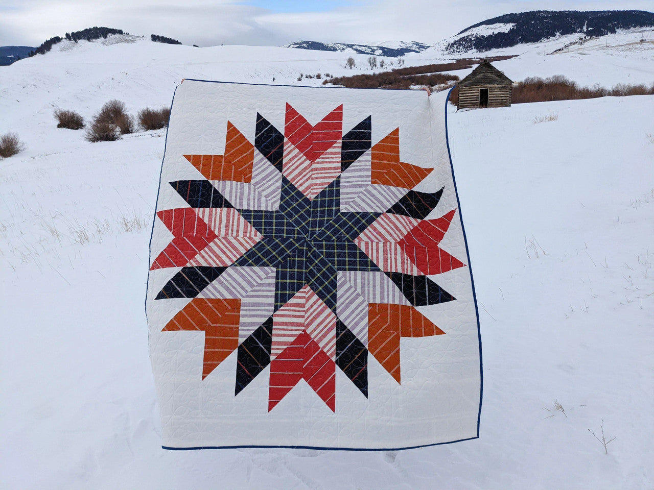 Homestead Star Quilt Pattern by Plains & Pine_sample1