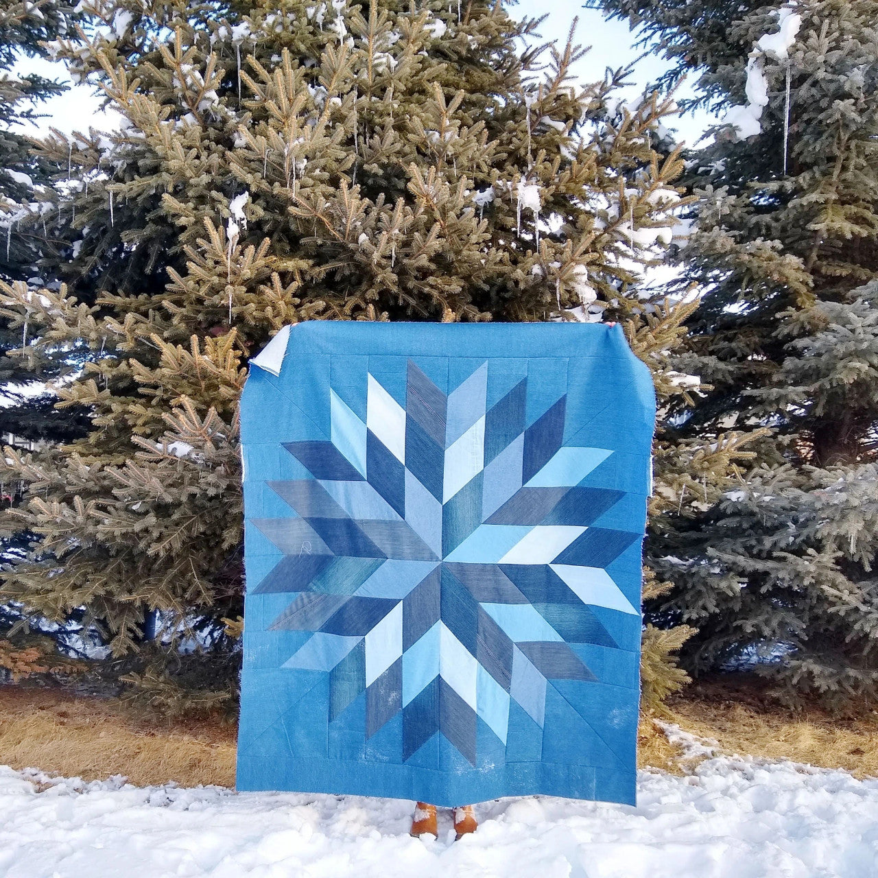 Homestead Star Quilt Pattern by Plains & Pine_sample3