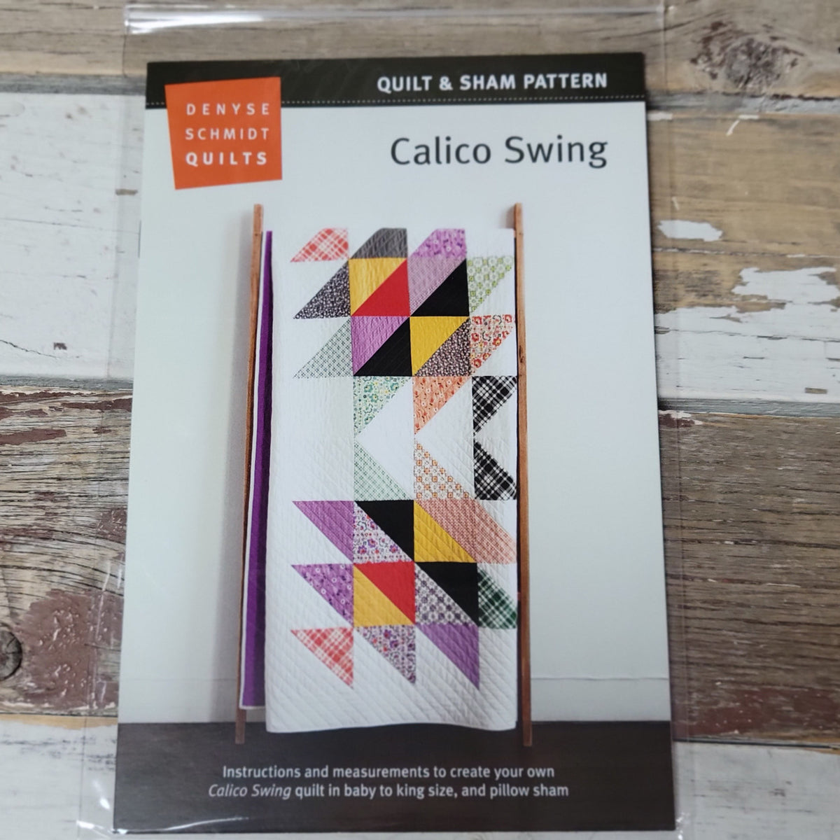 Calico Swing Quilt Pattern - Denyse Schmidt – Out of Hand Quilting ...