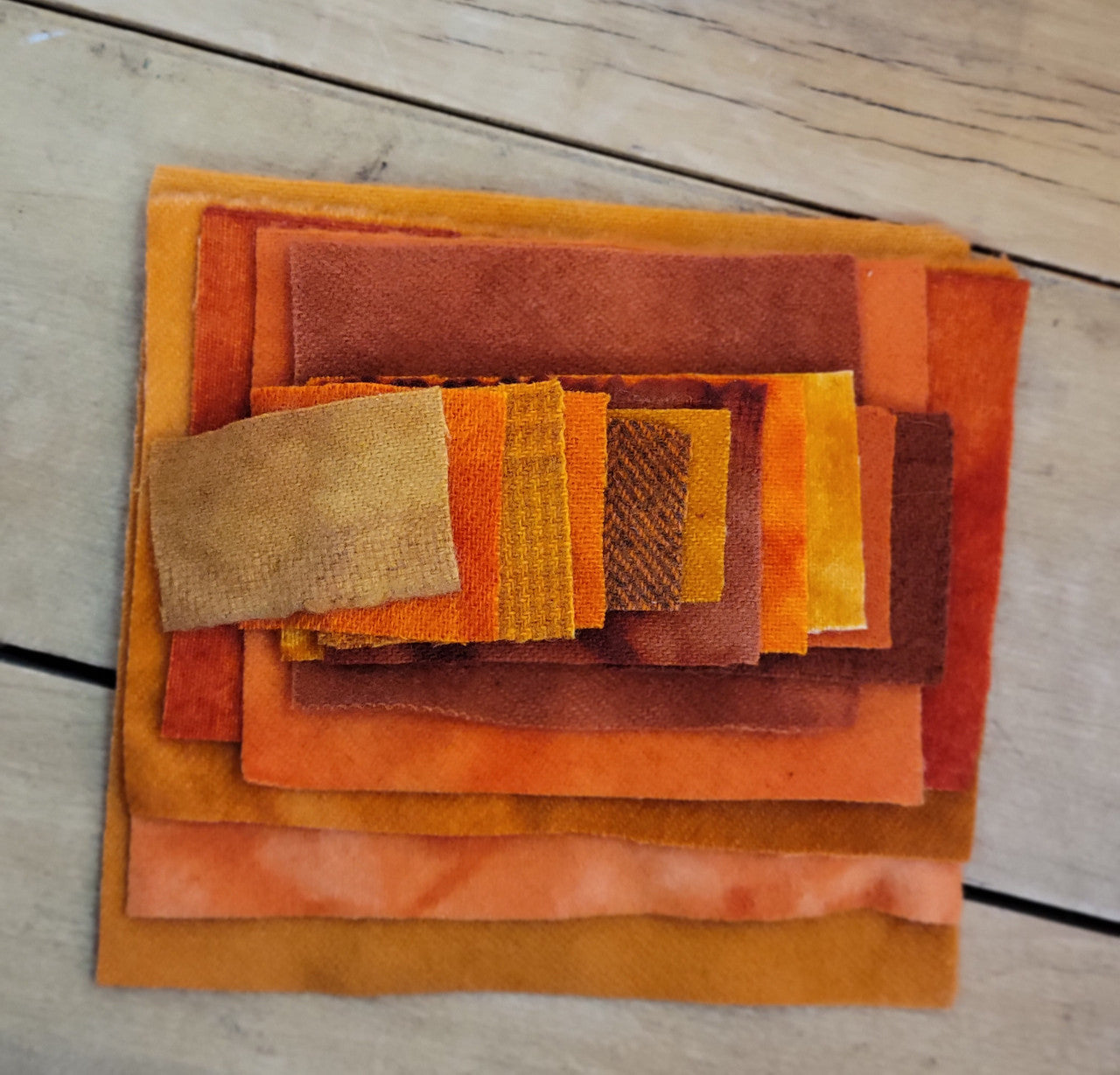 Orange wool
