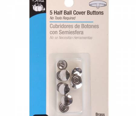 Dritz Button Cover Half Ball Size 18 - 7/16in