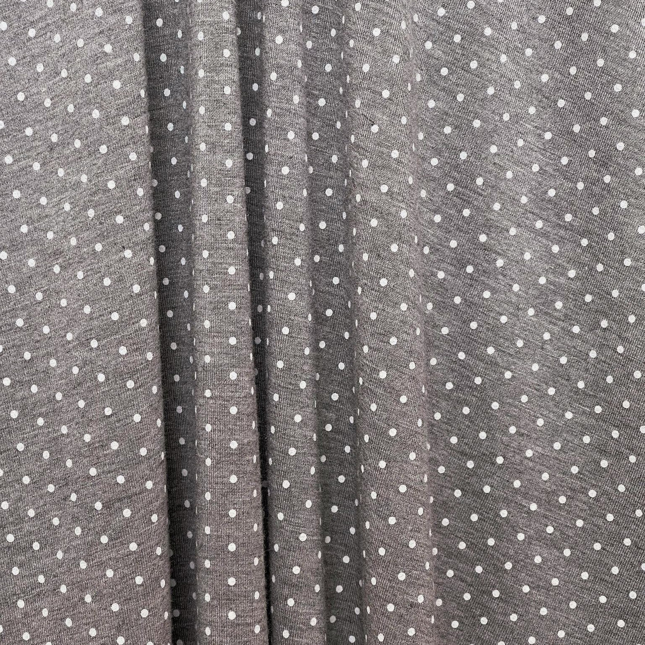 Bamboo Dot Heather Grey