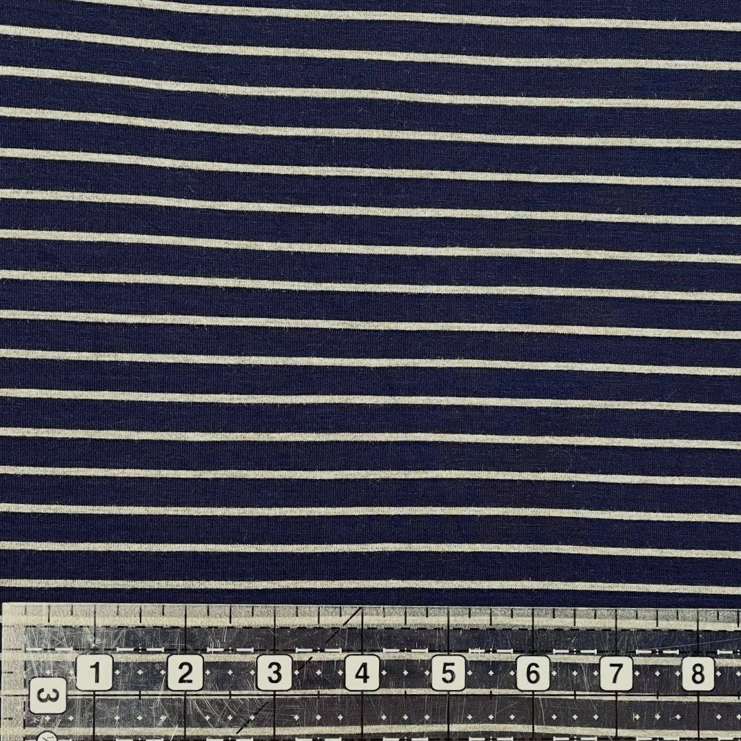 Bamboo Stripe Navy/Grey_detail
