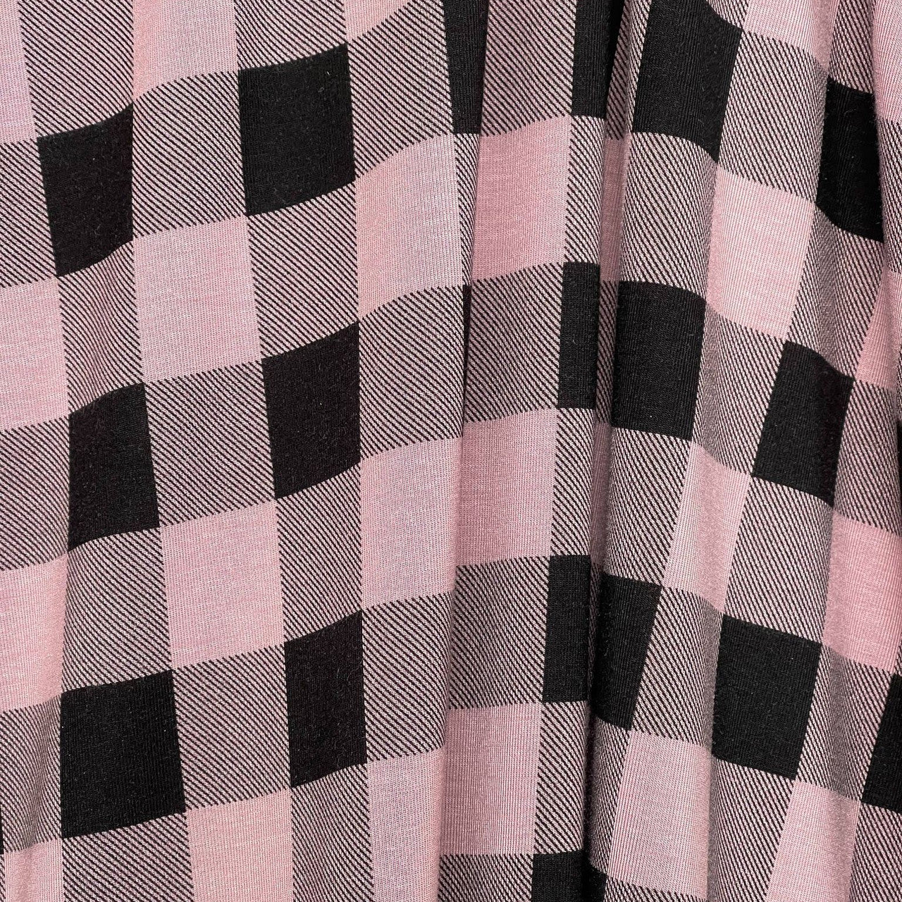 Bamboo Print Dark Rose/Black