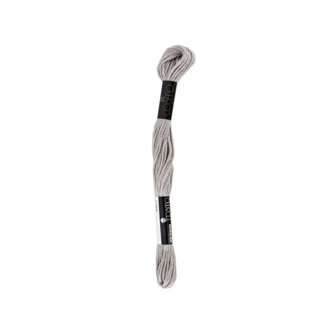 Cosmo Cotton Embroidery Floss - 2512-152A - Ghost Gray – Out of Hand ...