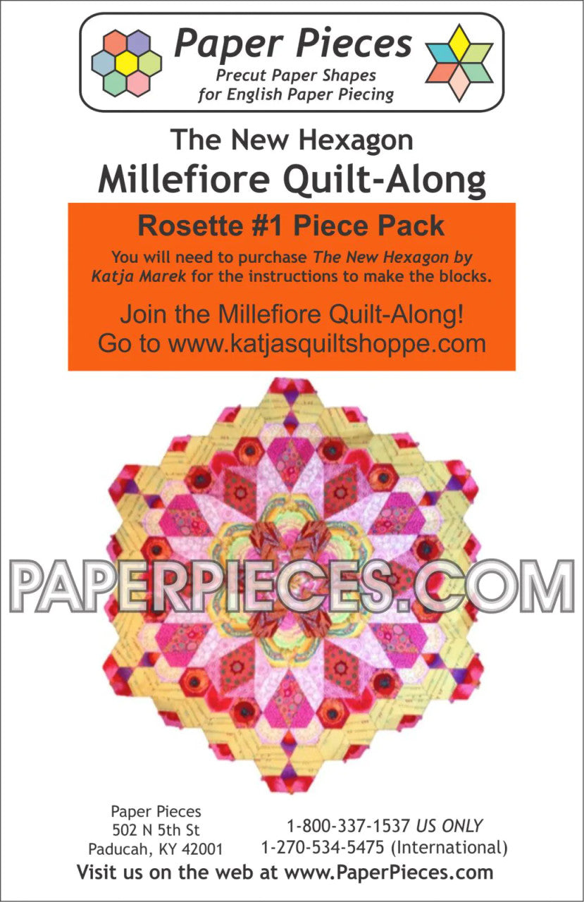 Paper Pieces - Rosette #1 Piece Pack  - Millefiori