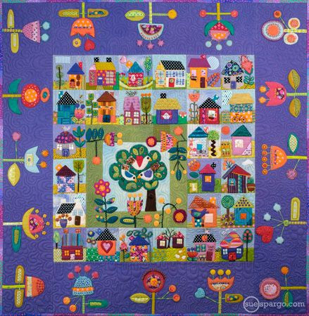 Homegrown by Sue Spargo - Pattern Book_quilt