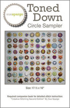 Toned Down Circle Sampler Pattern by Sue Spargo