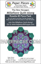 Paper Pieces - Rosette #5 Piece Pack  - Millefiori