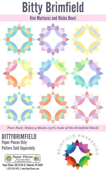 Paper Pieces - Bitty Brimfield - 9 Block Piece Pack