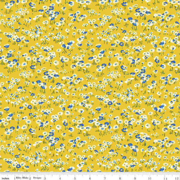 Garden Party - Darling Daisies B - Liberty Quilting Cotton