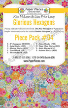 Paper Pieces - Glorious Hexagons - #4 Piece Pack