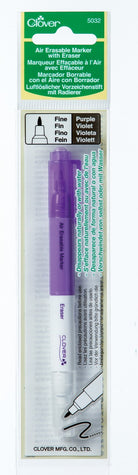 Clover Air Erasable Marker With Eraser Purple