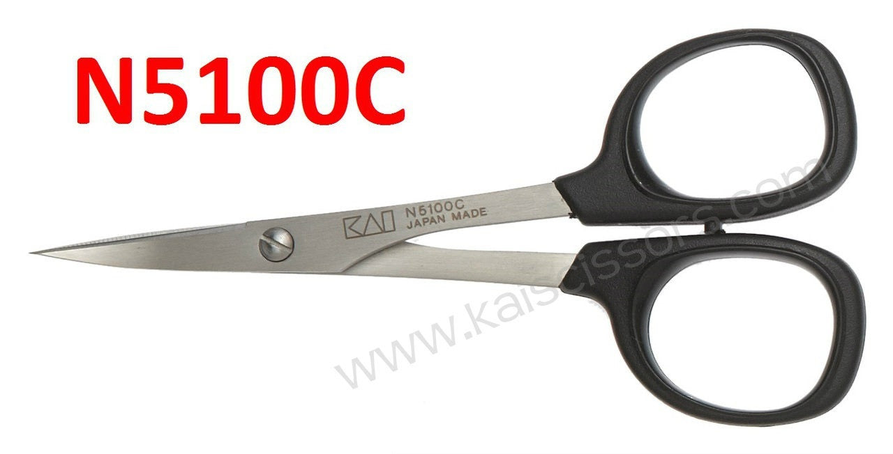 KAI 4" Curved Scissor Serrated