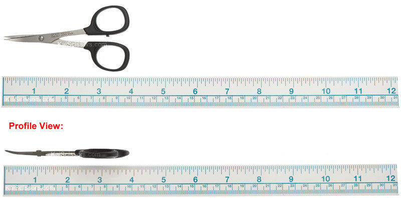 KAI 4" Curved Scissor_measurement