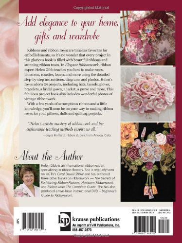 Elegant Ribbonwork Book by Helen Gibb_back