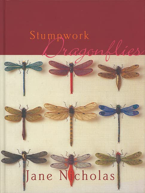 Stumpwork Dragonflies Book by Jane Nicholas