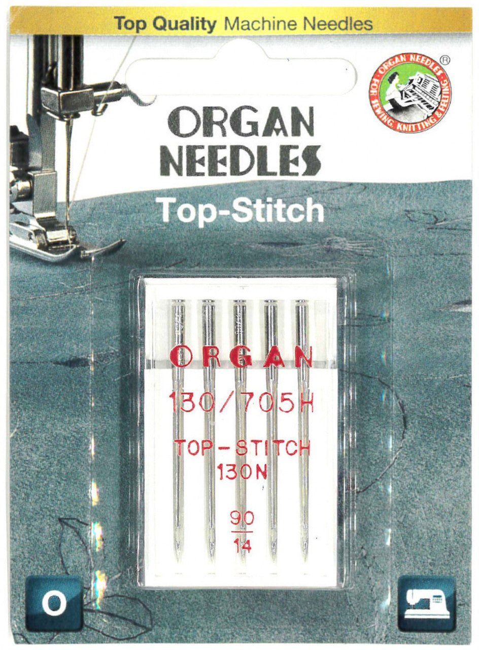 Organ Top Stitch Needle - 130/705H Size 90/14