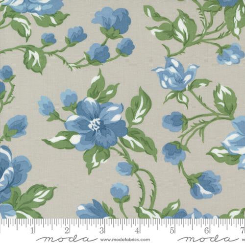 Shoreline - Cottage Large Floral Grey - Camille Roskelley