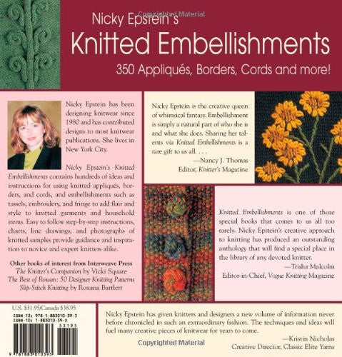 Nicky Epstein's Knitted Embellishments Book_back