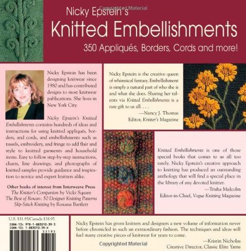 Nicky Epstein's Knitted Embellishments Book_back