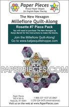 Paper Pieces - Rosette #7 Piece Pack  - Millefiori