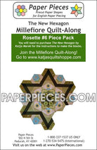 Paper Pieces - Rosette #6 Piece Pack  - Millefiori