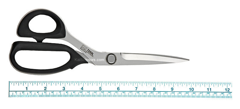 KAI 10" Left Handed Professional Shears_measurement