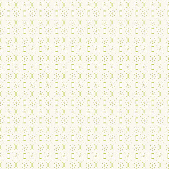 Dewdrops - Bars & Dots Lime - Andover