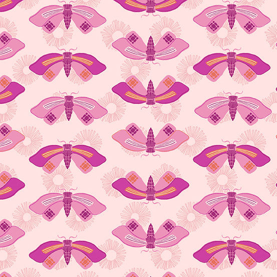 Wandering - Butterflies Pink - Andover