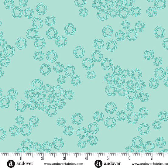 Color Me Pretty - Charm Aqua - Stephanie Organes – Out of Hand Quilting ...