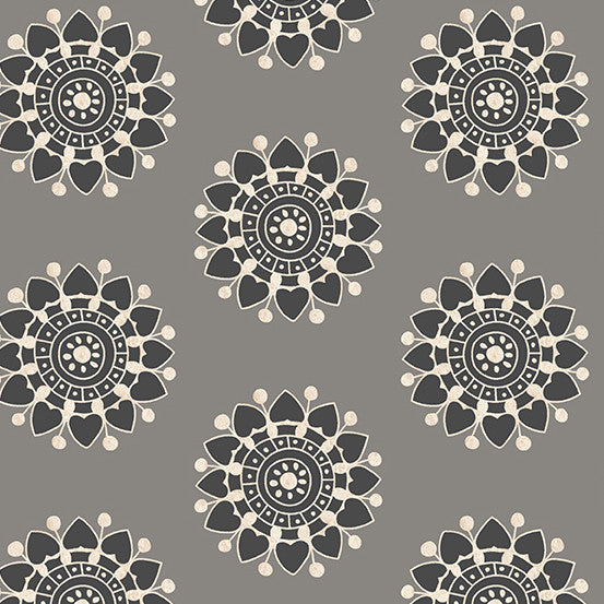 Tangent - Pinwheel Gray - Andover