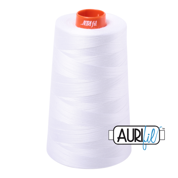 Aurifil White (#2024) - 50WT Cone