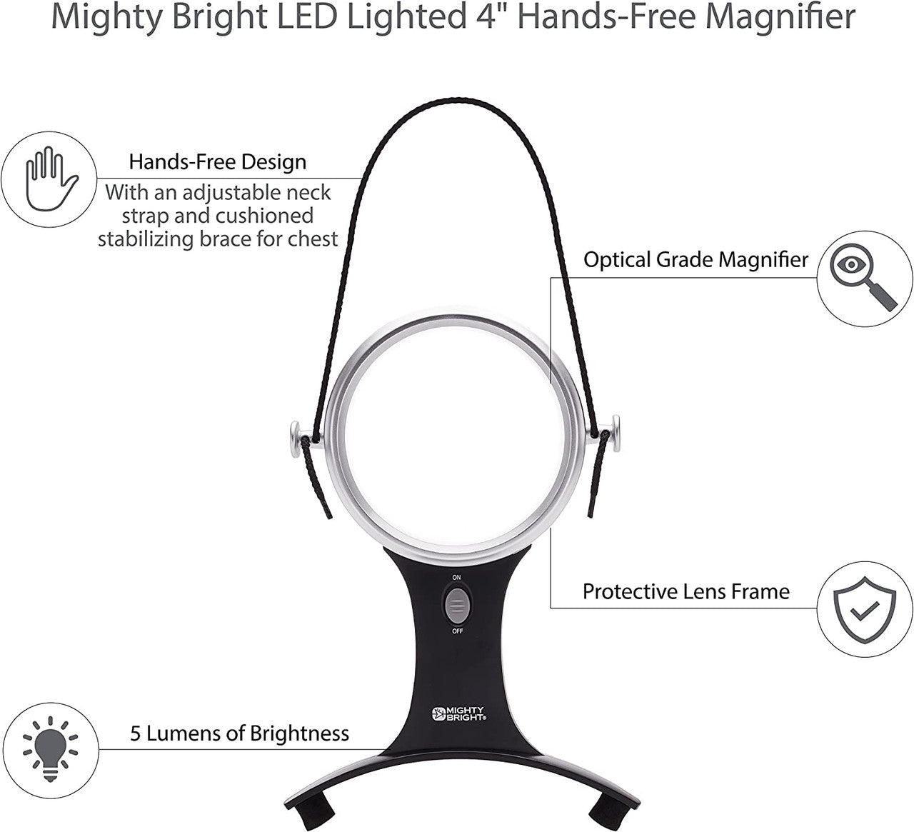 Lighted Hands Free Magnifier_details