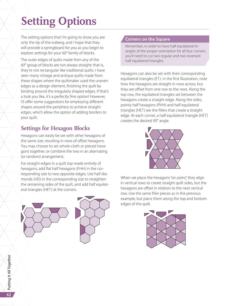 Hexagons, Diamonds, Triangles and More Book by Kelly Ashton_sample2