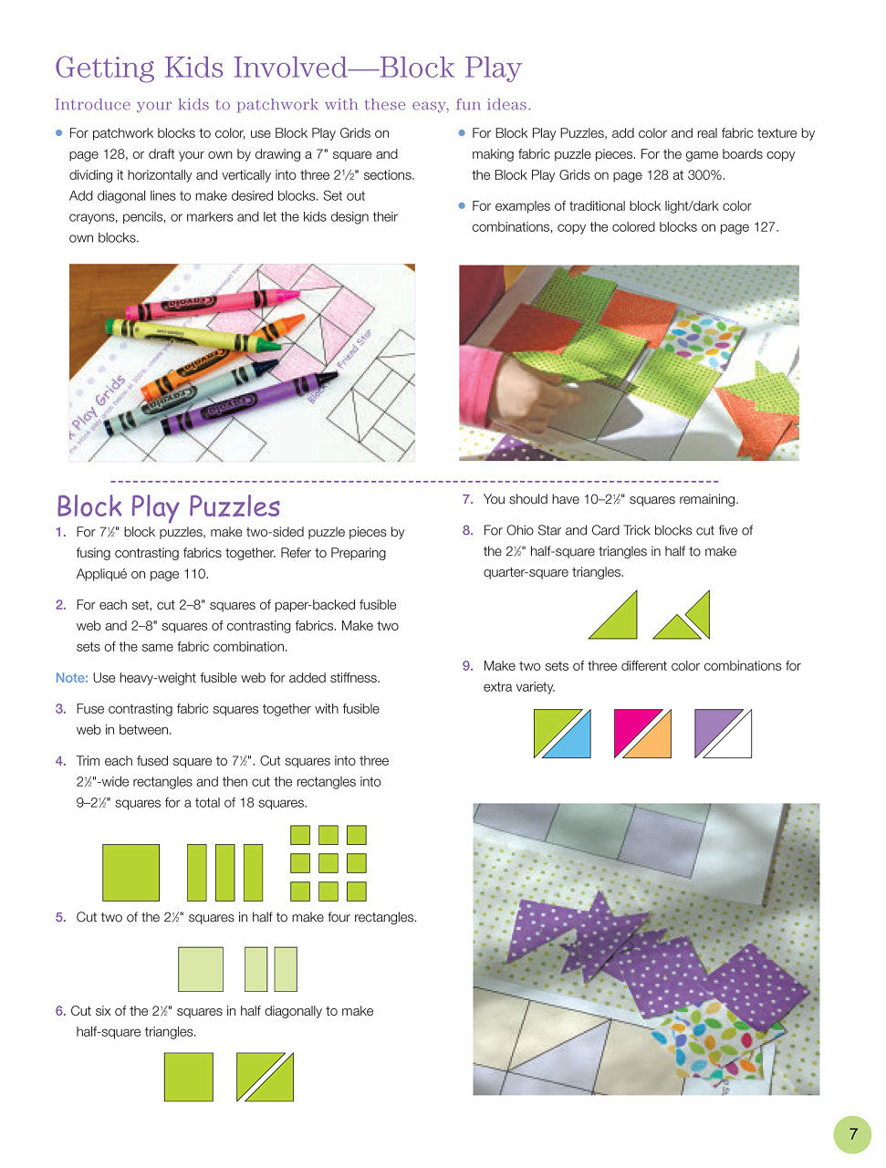 Colorful Quilts for Playful Kid Book by Janet Pittman_sample2