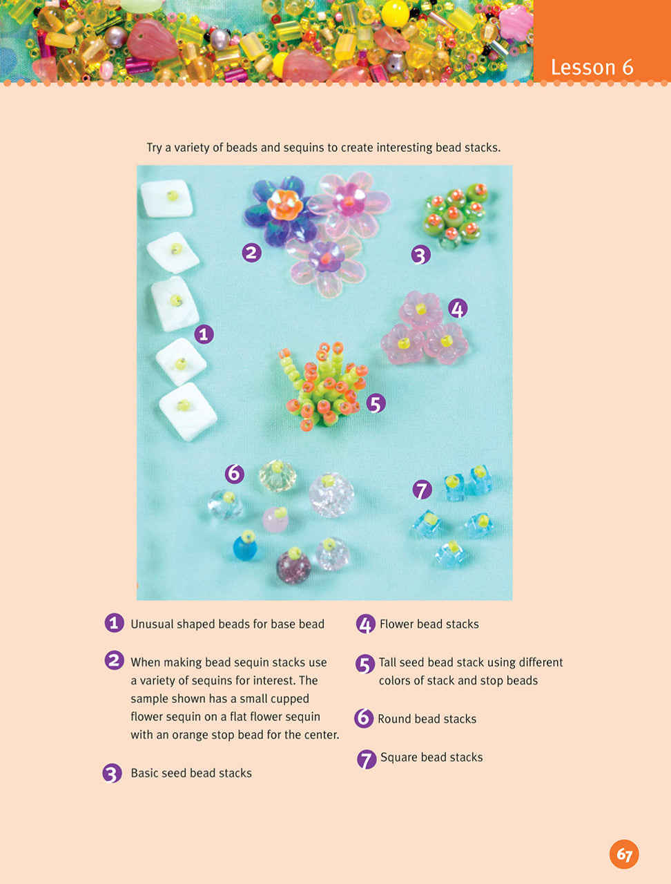 First-Time Beading on Fabric Book by Liz Kettle_sample3