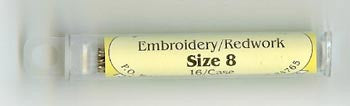 Foxglove Cottage Embroidery / Redwork Needles - Size 8
