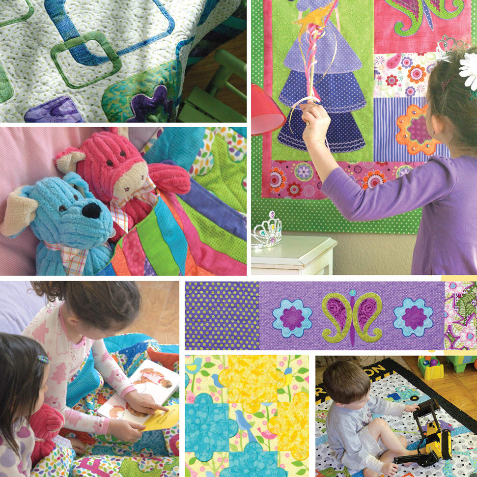 Colorful Quilts for Playful Kid Book by Janet Pittman_sample1