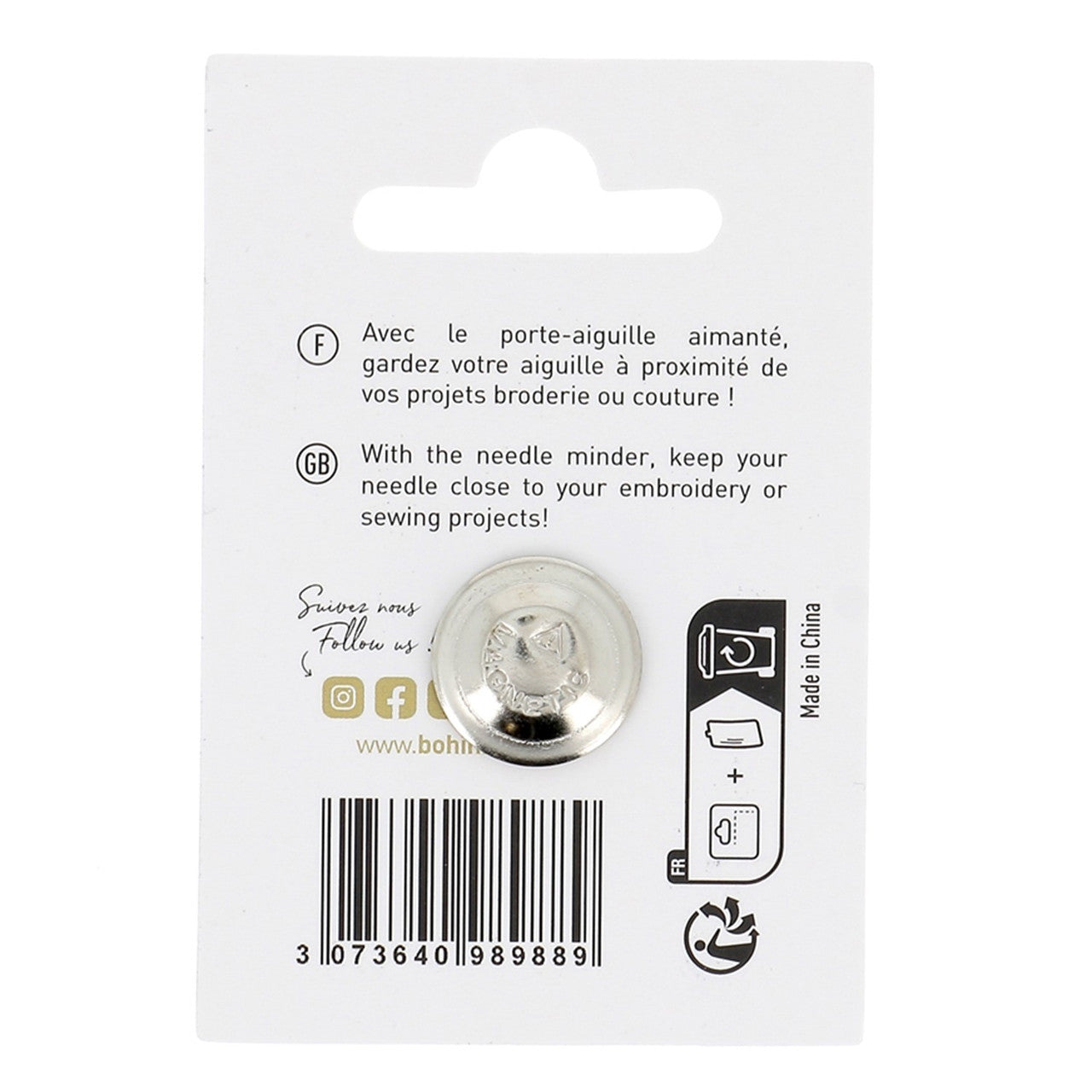 Owl Stitch Needle Minder by Bohin_back