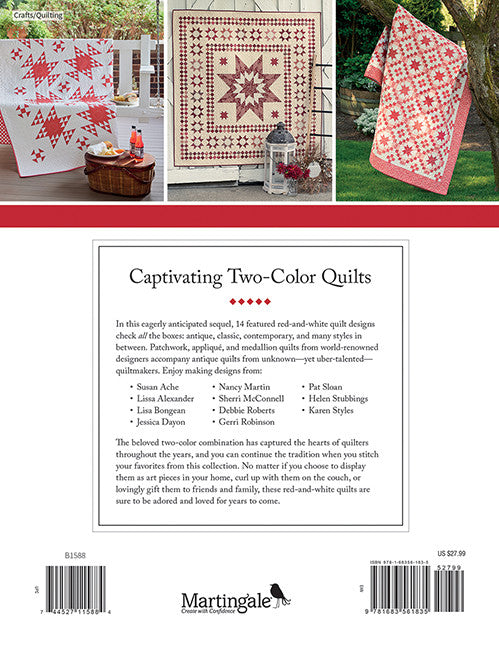 Red & White Quilts II Book_back
