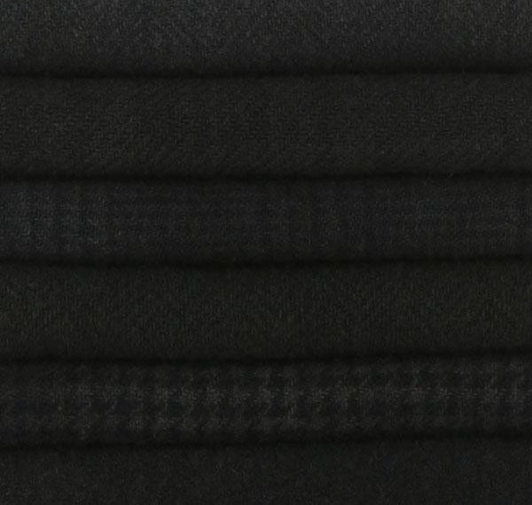 Textural Wool Bundle - Black
