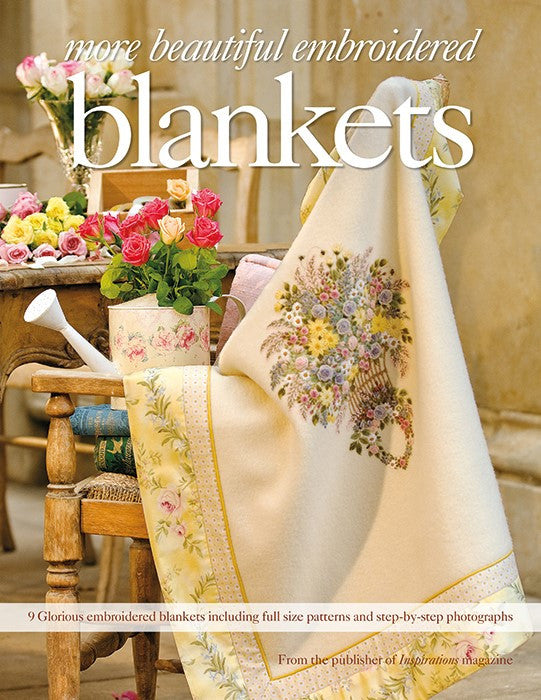 More Beautiful Embroidered Blankets Book by Inspirations Studios