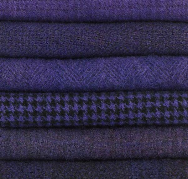 Textural Wool Bundle - Blue Iris