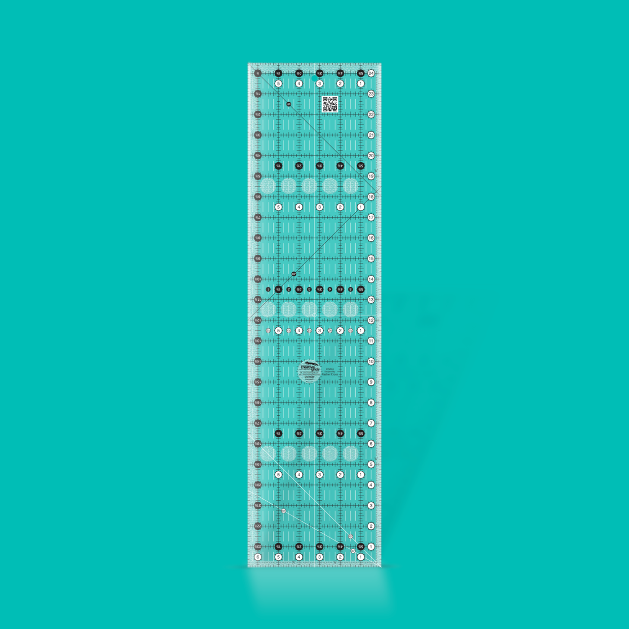 Creative Grids Quilt Ruler 6-1/2in x 24-1/2in